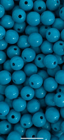 BOLA LEITOSA PASSANTE 08MM EM PLÁSTICO COM 50GR (mais ou menos 180 bolinhas)