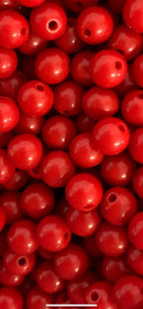 BOLA LEITOSA PASSANTE 08MM EM PLÁSTICO COM 50GR (mais ou menos 180 bolinhas)