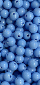 BOLA LEITOSA PASSANTE 08MM EM PLÁSTICO COM 50GR (mais ou menos 180 bolinhas)