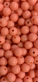 BOLA LEITOSA PASSANTE 08MM EM PLÁSTICO COM 50GR (mais ou menos 180 bolinhas)