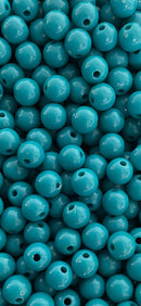 BOLA LEITOSA PASSANTE 08MM EM PLÁSTICO COM 50GR (mais ou menos 180 bolinhas)