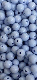 BOLA LEITOSA PASSANTE 08MM EM PLÁSTICO COM 50GR (mais ou menos 180 bolinhas)