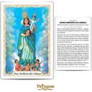 NOSSA SENHORA DA CABEÇA - PACOTE C/ 100 SANTINHOS DE PAPEL