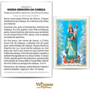 NOSSA SENHORA DA CABEÇA - PACOTE C/ 100 SANTINHOS DE PAPEL