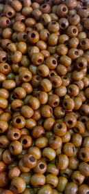 BOLA PASSANTE EM MADEIRA 06MM COM 50GR (mais ou menos 400 bolinhas)