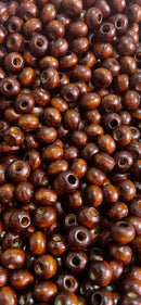 BOLA PASSANTE EM MADEIRA 06MM COM 50GR (mais ou menos 400 bolinhas)