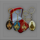 Chaveiro Medalha Milagrosa na Caixinha de veludo