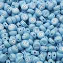 LETRAS PASSANTE REDONDA AZUL BEBÊ 07MM