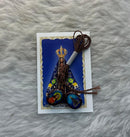 Escapulário acrílico com cordão