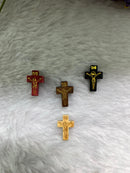 CRUZ DE MADEIRA MINI 2,2 x 1,5cm ( pacote com 10)