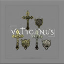 KIT CRUCIFIXO 5,5cm x 3,3cm E ENTREMEIO DE SÃO BENTO 1,8cm x 1,8cm P/ MONTAGEM