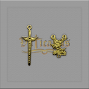 KIT CRUCIFIXO E ENTREMEIO DE SÃO MIGUEL P/ MONTAGEM