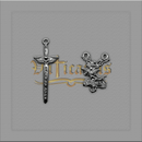 KIT CRUCIFIXO E ENTREMEIO DE SÃO MIGUEL P/ MONTAGEM