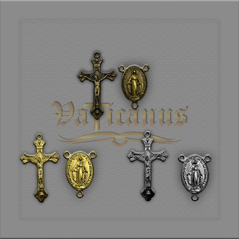 KIT CRUCIFIXO E ENTREMEIO N. SRA. DAS GRAÇAS