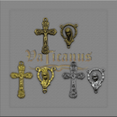 Kit cruz e entremeio N. Sra. pequeno (pacote com 25)