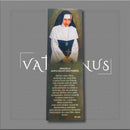 Marca página de papel com imagem de Santa Dulce dos Pobres