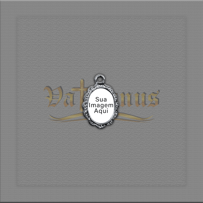 MEDALHA METAL DUPLA FACE TRABALHADA PERSONALIZADA 1,5CM x 1cm ( PACOTE COM 25)ENVIAR FOTO PELO WATSAPP)