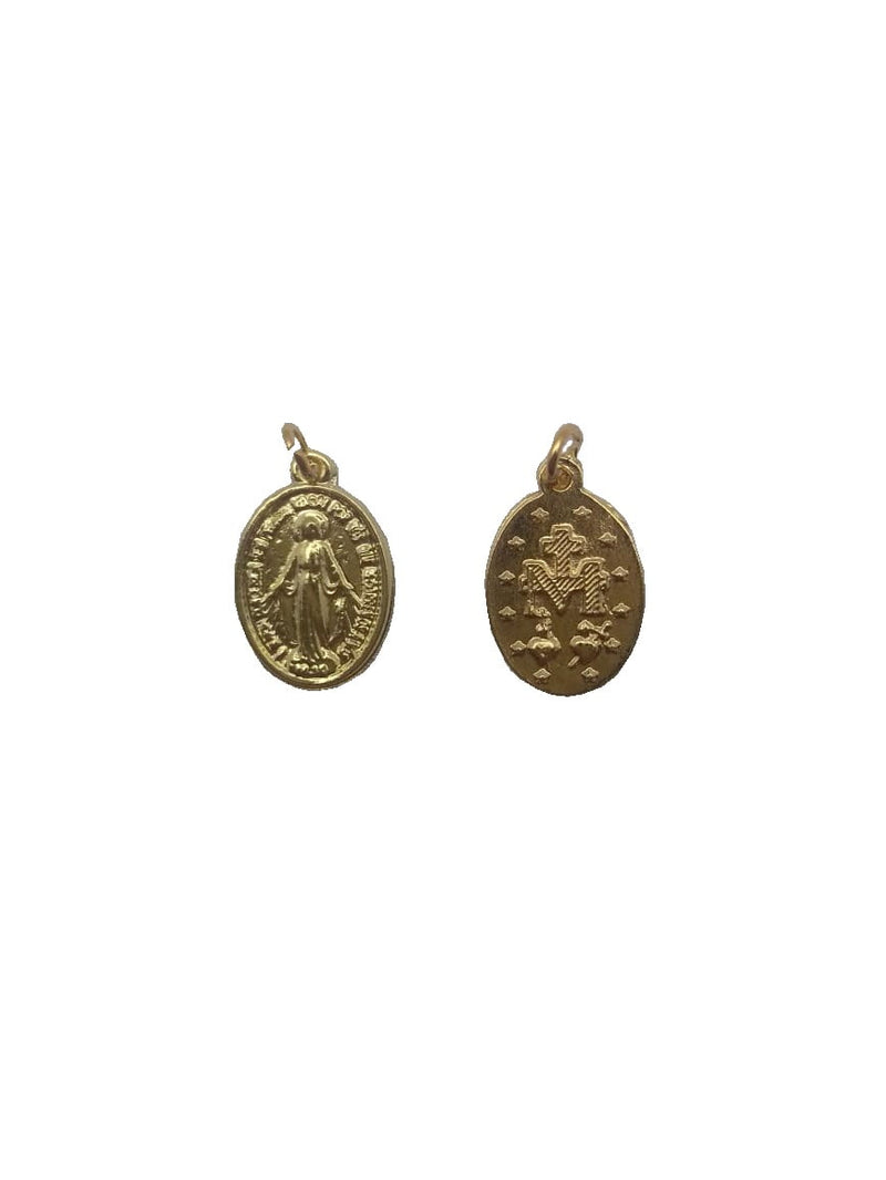 Medalha milagrosa nossa senhora das Graças 1,8cm x 1,3cm ( pacote com 25)