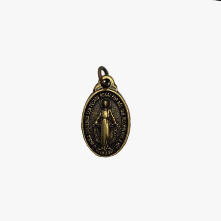 Medalha milagrosa nossa senhora das Graças 1,8cm x 1,3cm ( pacote com 25)