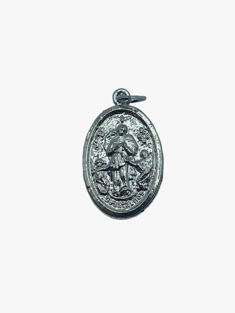 Medalha Nossa Senhora Desatadora dos Nós 2cm x 1,5cm