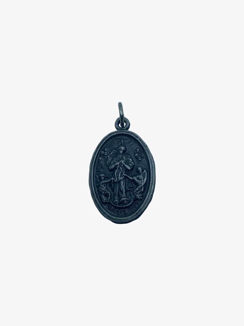 Medalha Nossa Senhora Desatadora dos Nós 2cm x 1,5cm