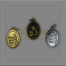 MEDALHA OVAL SÃO JOSÉ 2,2 x 1,5CM