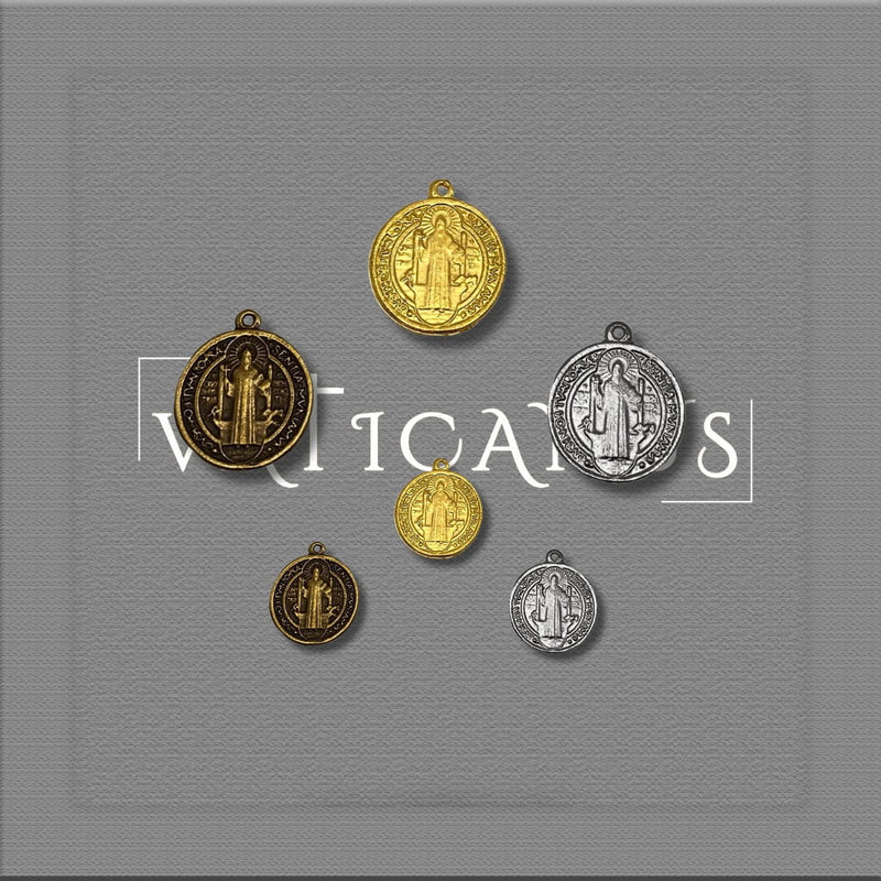 MEDALHA SÃO BENTO PARA MONTAGEM 28MM