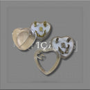 Mini presépio caixa coração fundo branco