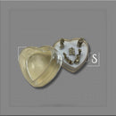 Mini presépio caixa coração fundo branco