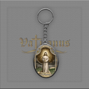 CHAVEIRO OVAL N.SRA. DAS LÁGRIMAS NÍQUEL