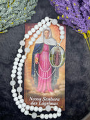 COROA N.SRA. DAS LÁGRIMAS 08MM COM MEDALHA RESINADA E FOLHETO EXPLICATIVO