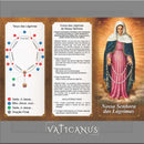 FOLHETO EXPLICATIVO DA COROA DE N.SRA. DAS LÁGRIMAS 15x21cm