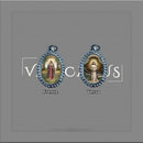 MEDALHA ALUMÍNIO 2,5 X 1,8CM N.SRA. DAS LÁGRIMAS (PACOTE COM 5)