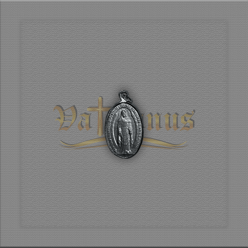 MEDALHA METAL NOSSA SENHORA DAS LÁGRIMAS 2,5 X 1,5CM