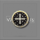 Adorno de madeira redondo 4,7cm com dupla face vários santos