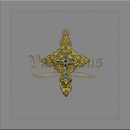 CRUZ COM STRASS PARA TERÇOS DE NOIVA 5,8 X 4CM