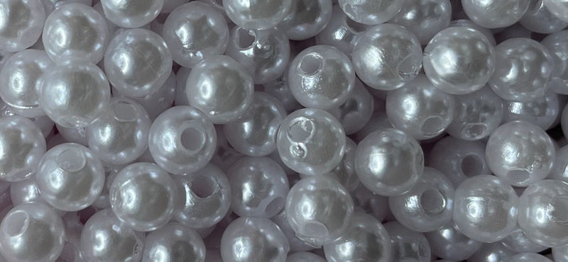 BOLINHA DE PEROLA COM FURO 5MM (PACOTE COM 50GR)