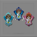 Aplique Anjo Emborrachado com 4 furos