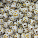 Bola com Cruz Passante 08mm em acrílico