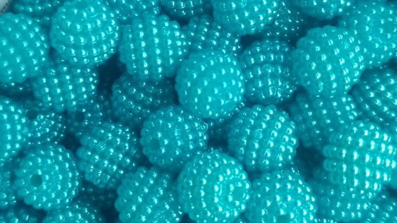 Bola Craquelada Passante 10mm em ABS Pacote com 50G ( Mais ou menos 125 bolinhas)