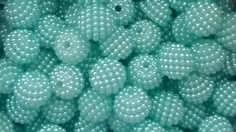 Bola Craquelada Passante 10mm em ABS Pacote com 50G ( Mais ou menos 125 bolinhas)