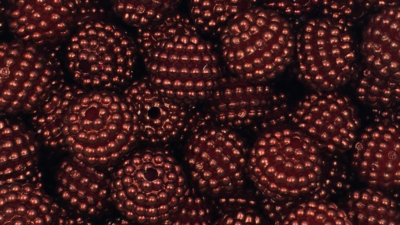 Bola Craquelada Passante 10mm em ABS Pacote com 50G ( Mais ou menos 125 bolinhas)