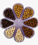 BOLA DE MADEIRA PASSANTE 10MM (PACOTE COM 250G) MAIS OU MENOS 700 BOLINHAS