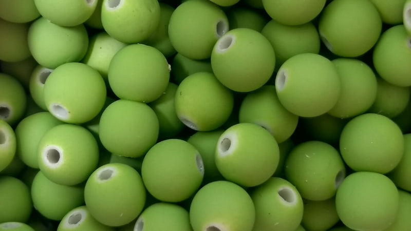 Bola Emborrachada Passante 08mm ATACADO (PACOTE COM 250G)