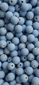 Bola Emborrachada Passante 08mm em plástico com 50G ( mais ou menos 120 bolinhas)