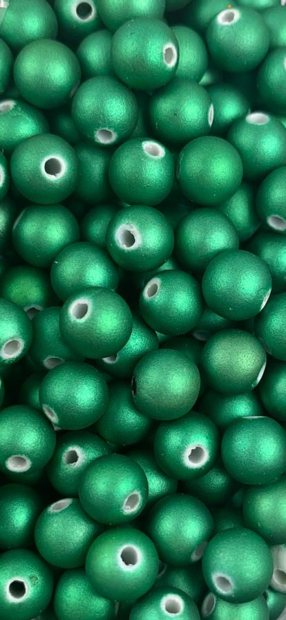 Bola Emborrachada Passante 08mm em plástico com 50G ( mais ou menos 120 bolinhas)