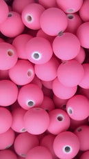 Bola Emborrachada Passante 08mm em plástico com 50G ( mais ou menos 120 bolinhas)