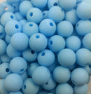 BOLA FOSCA PASSANTE 08MM EM ACRÍLICO COM 50GR ( mais ou menos 120 bolinhas)