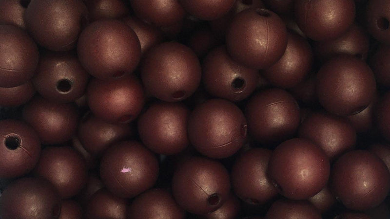 BOLA FOSCA PASSANTE 10MM EM ACRÍLICO COM 50GR (mais ou menos 80 bolinhas)