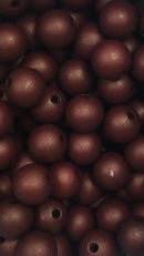 BOLA FOSCA PASSANTE 10MM EM ACRÍLICO COM 50GR (mais ou menos 80 bolinhas)